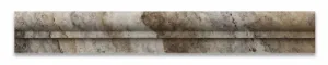 Philadelphia Travertine Honed 2 X 12 OG-1 Chair Rail Liner Trim - Lot of 50 pcs.
