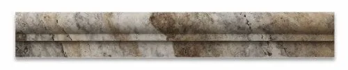 Philadelphia Travertine Honed 2 X 12 OG-1 Chair Rail Liner Trim - Lot of 50 pcs.
