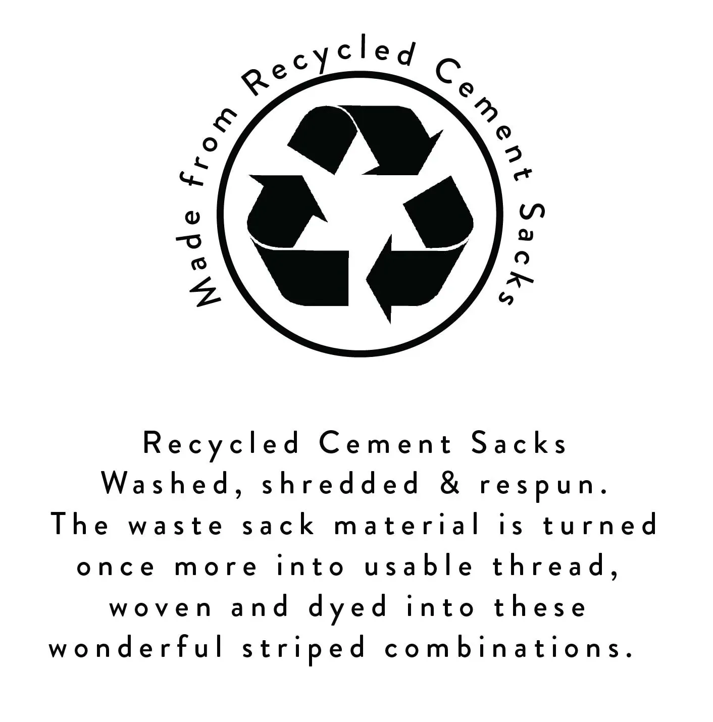 Plant Pot Holder Recycled - Large, 28 cm x 28 cm