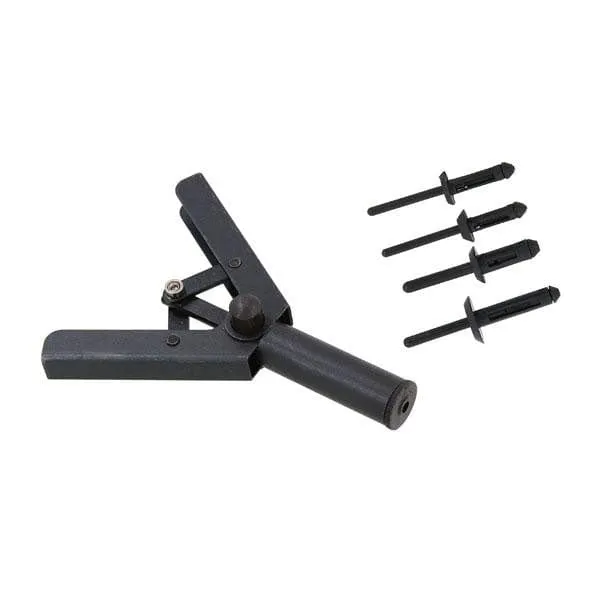 Plastic Rivet Gun Garage Bodyshop Hand Riveter Tool   40 Rivets
