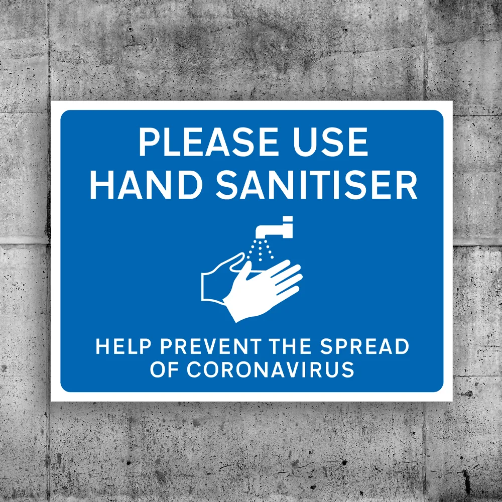 Please Use Hand Sanitiser Sign