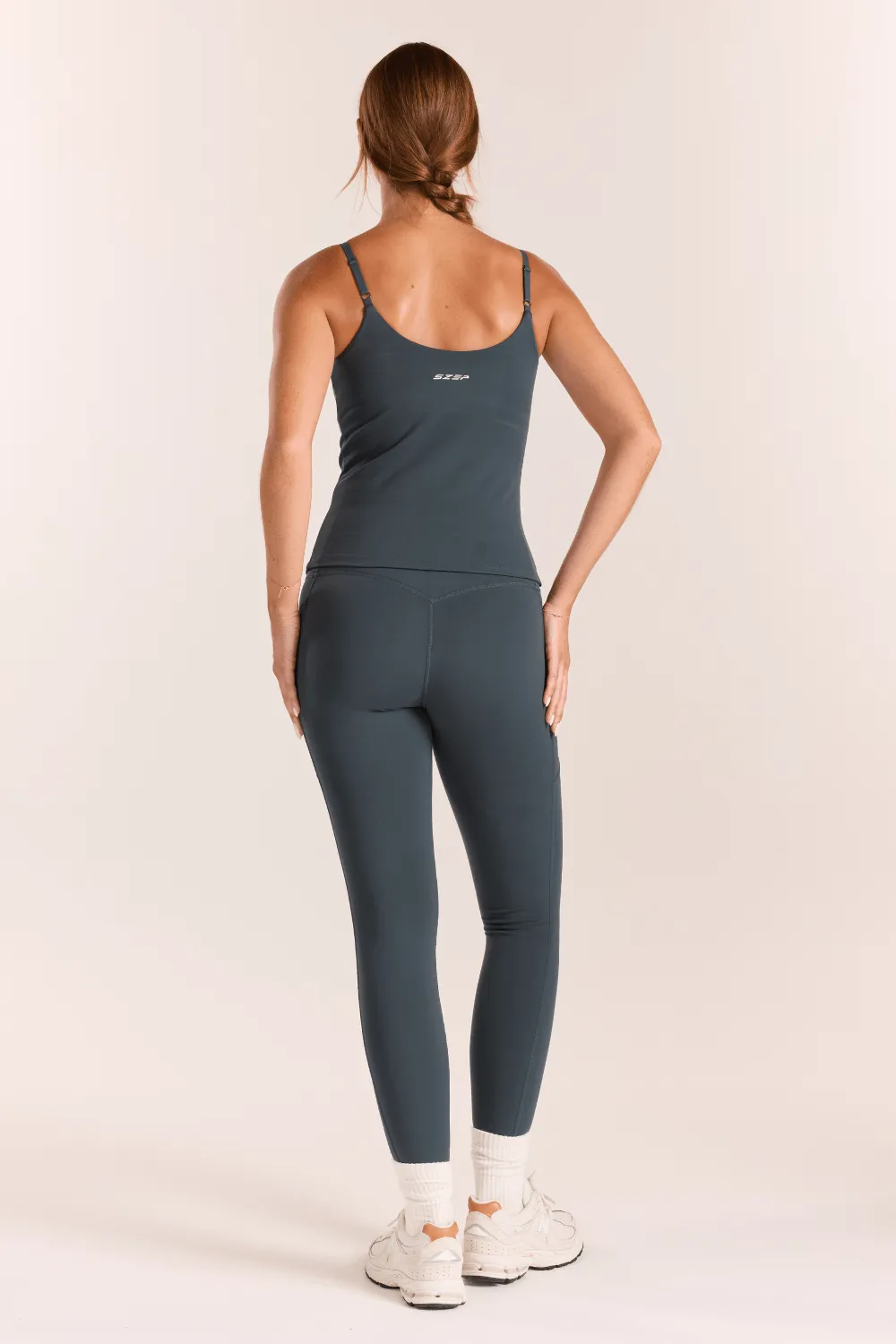 Pocket Legging (Compressive fit) - Teal