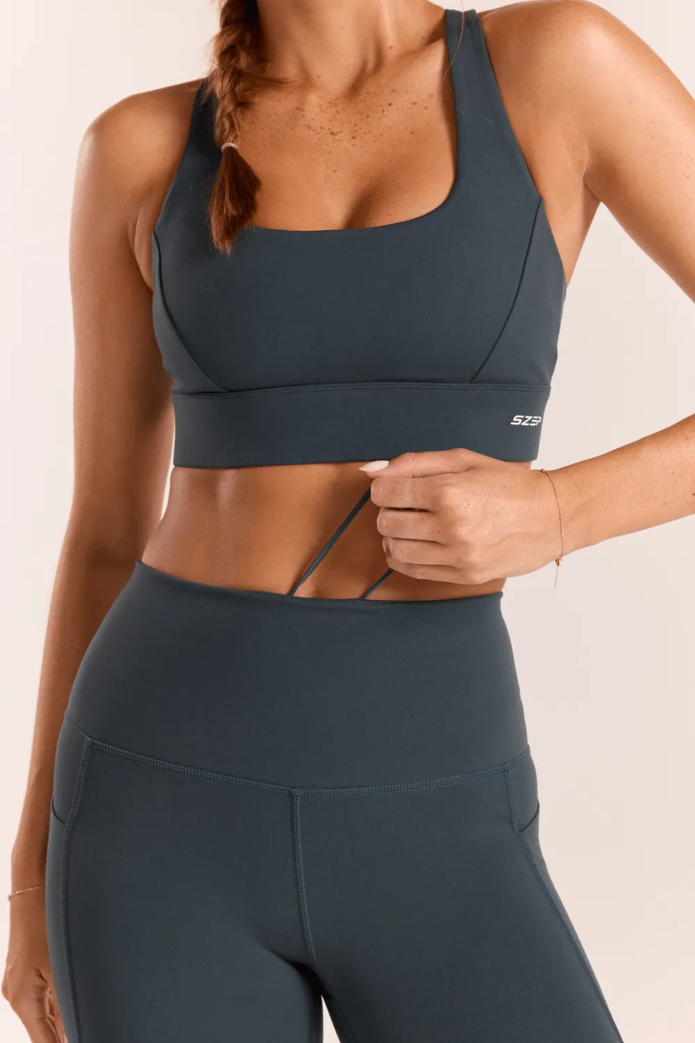 Pocket Legging (Compressive fit) - Teal