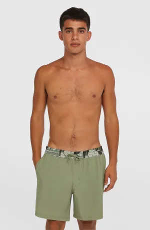 Pocket Print 16'' Badehose | Avery Fern