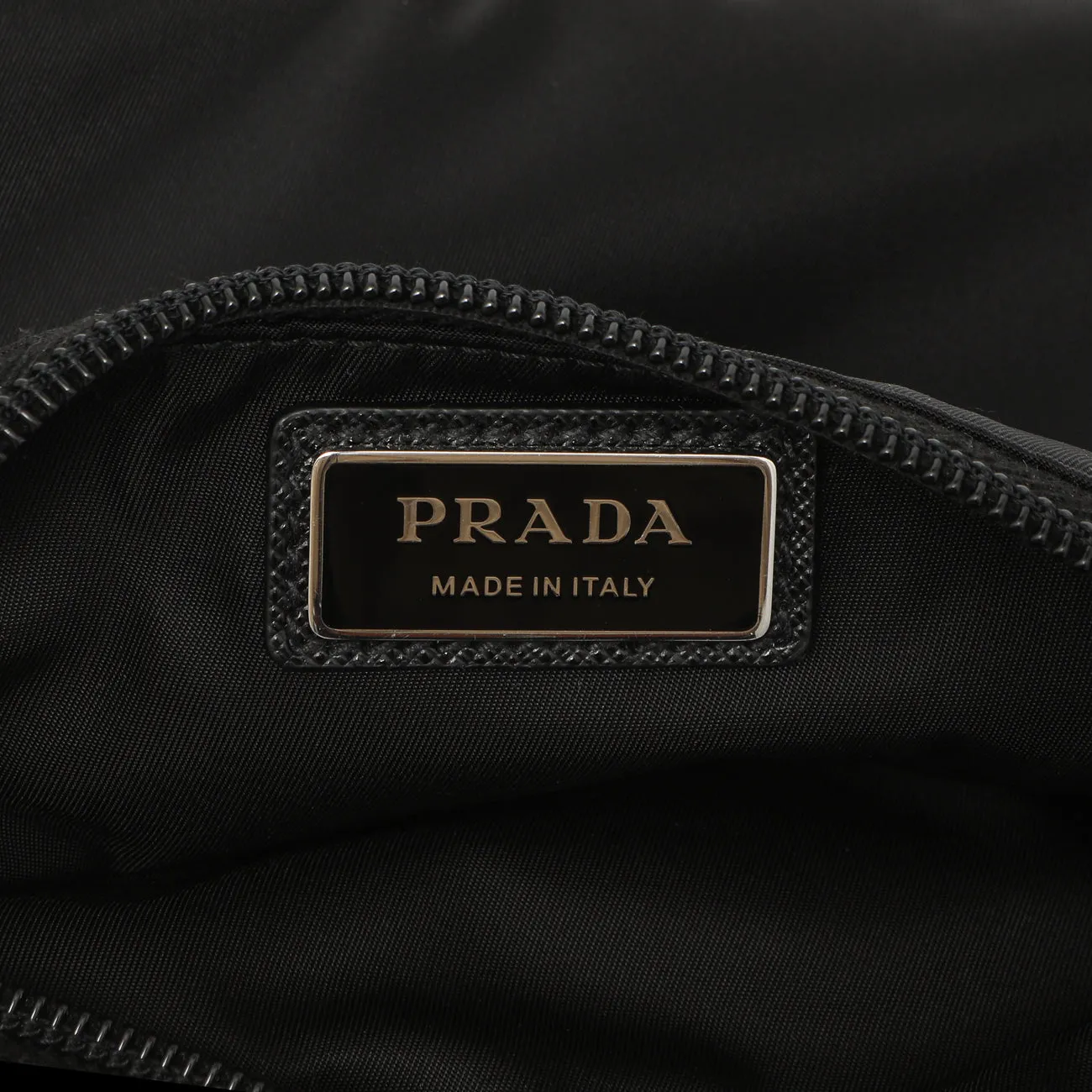 Prada Black Re-Nylon Belt Bag