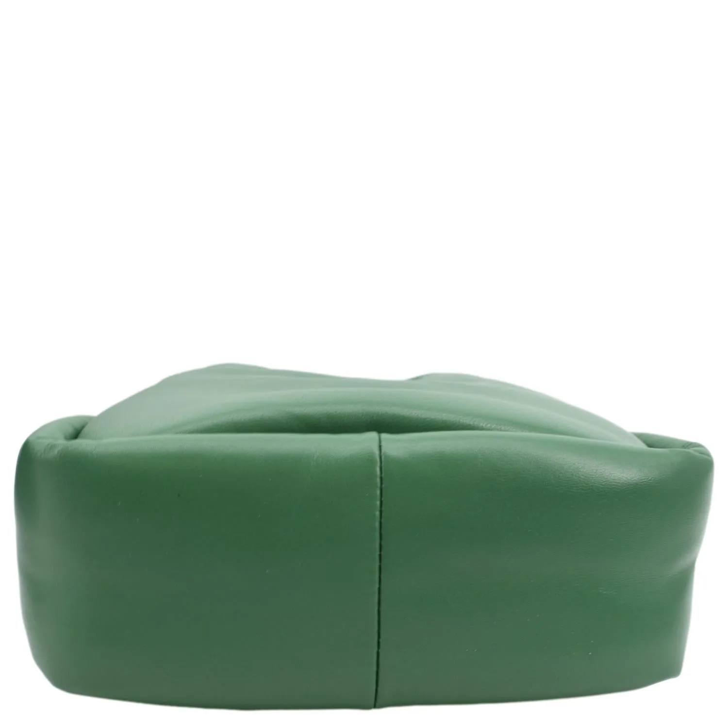 PRADA Small Padded Soft Leather Shoulder Bag Dark Green