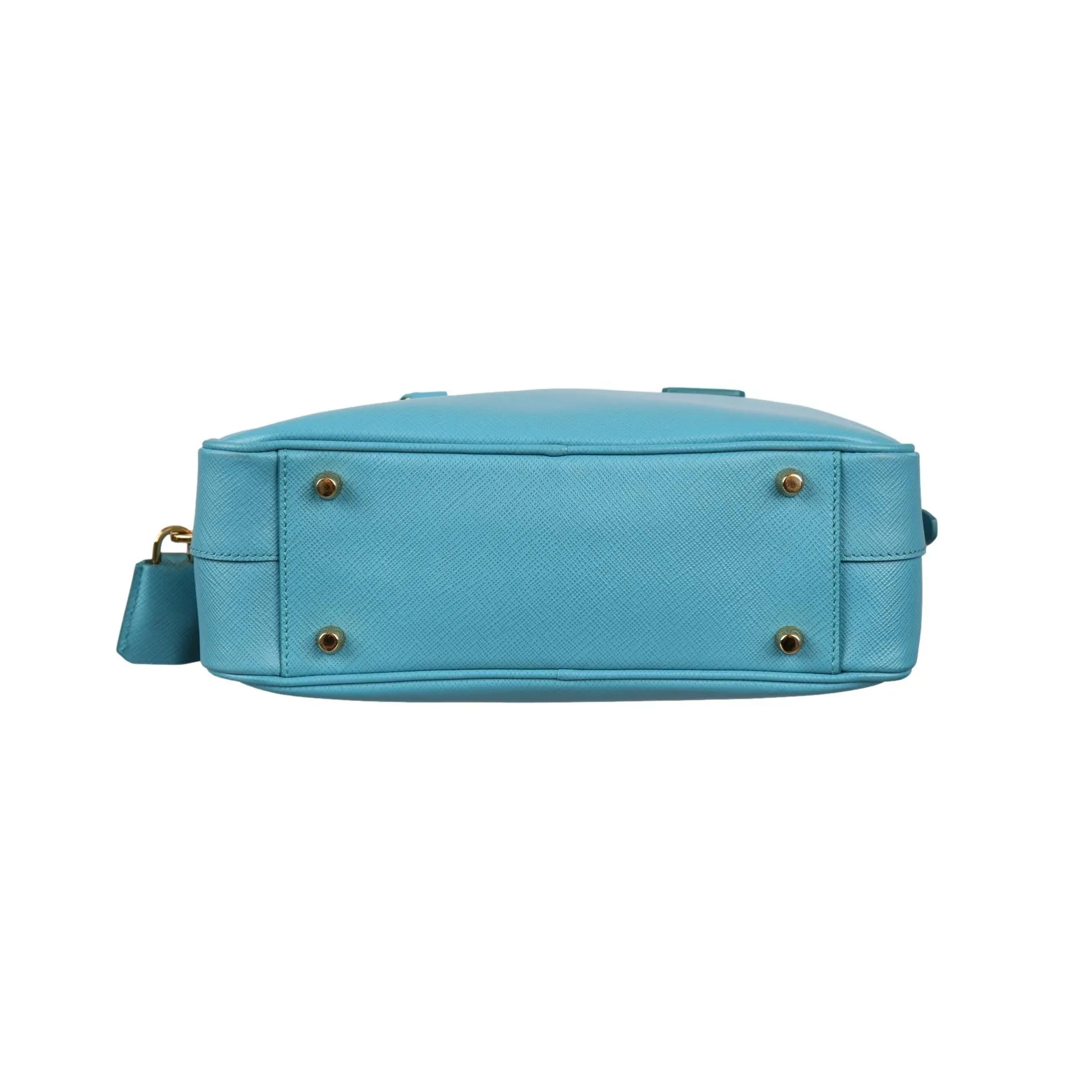 Prada Turquoise 2way Top Handle Bag