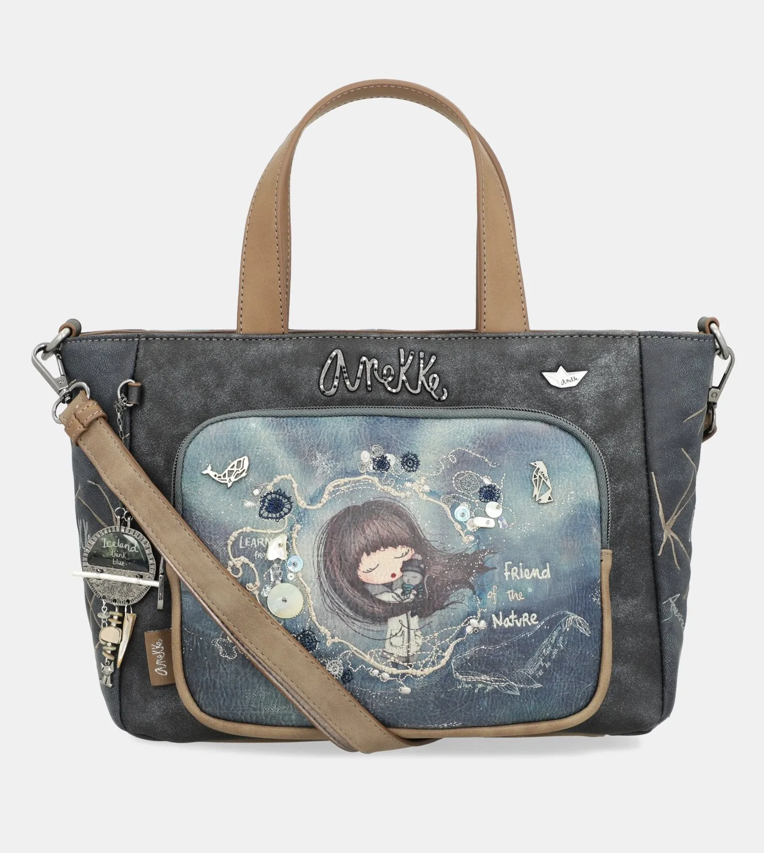 Pretty Iceland handbag with a pocket