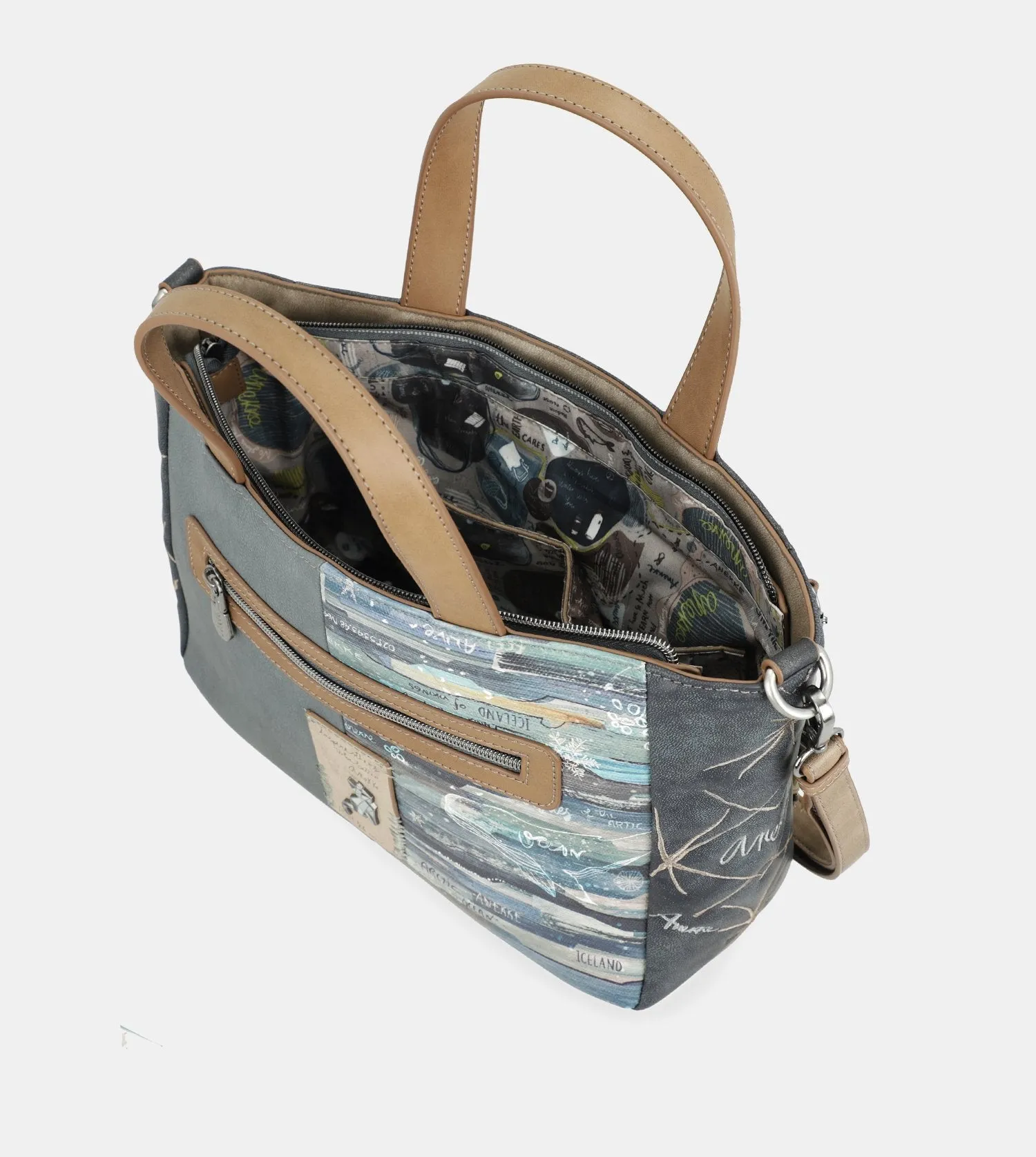 Pretty Iceland handbag with a pocket