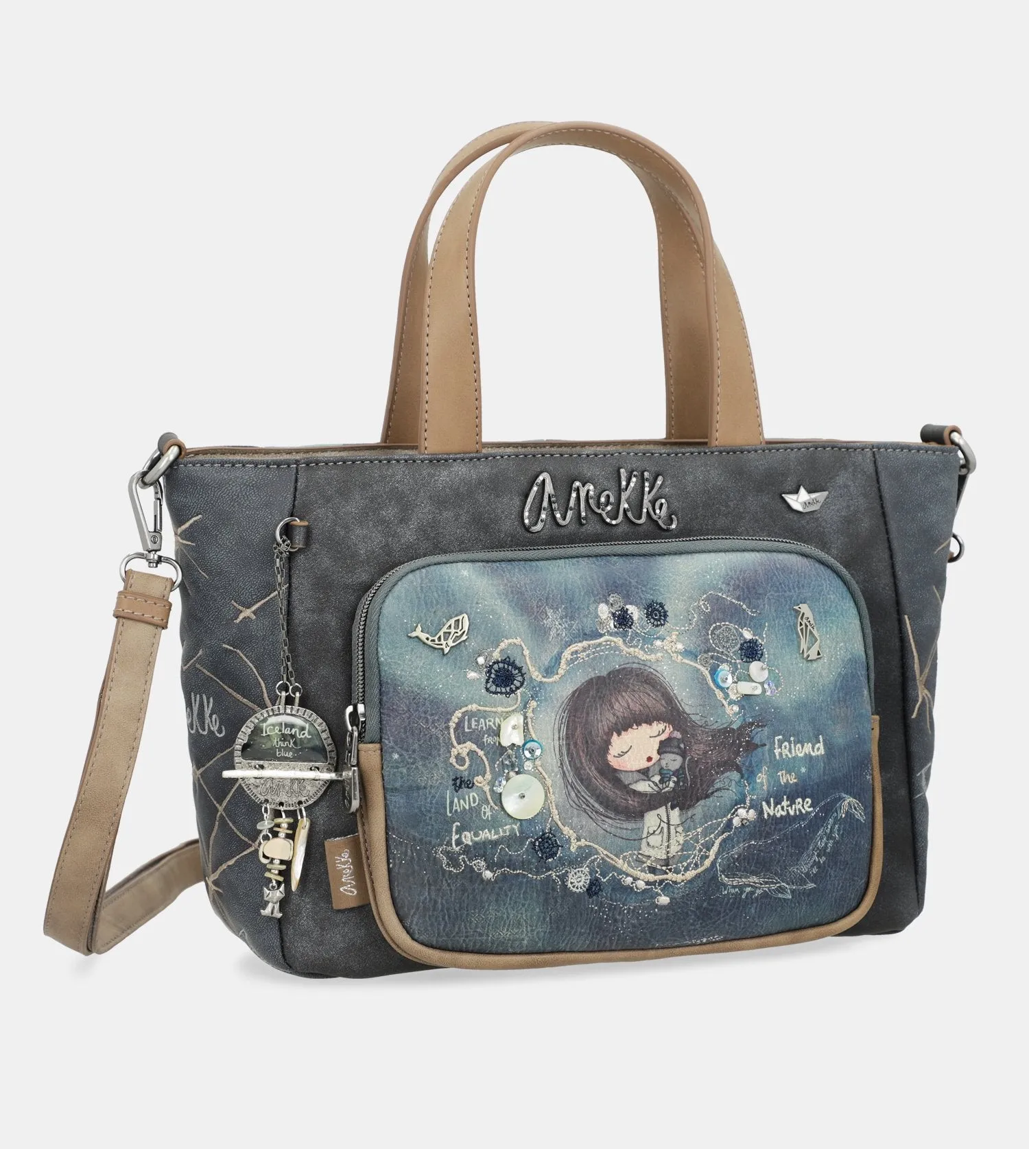 Pretty Iceland handbag with a pocket