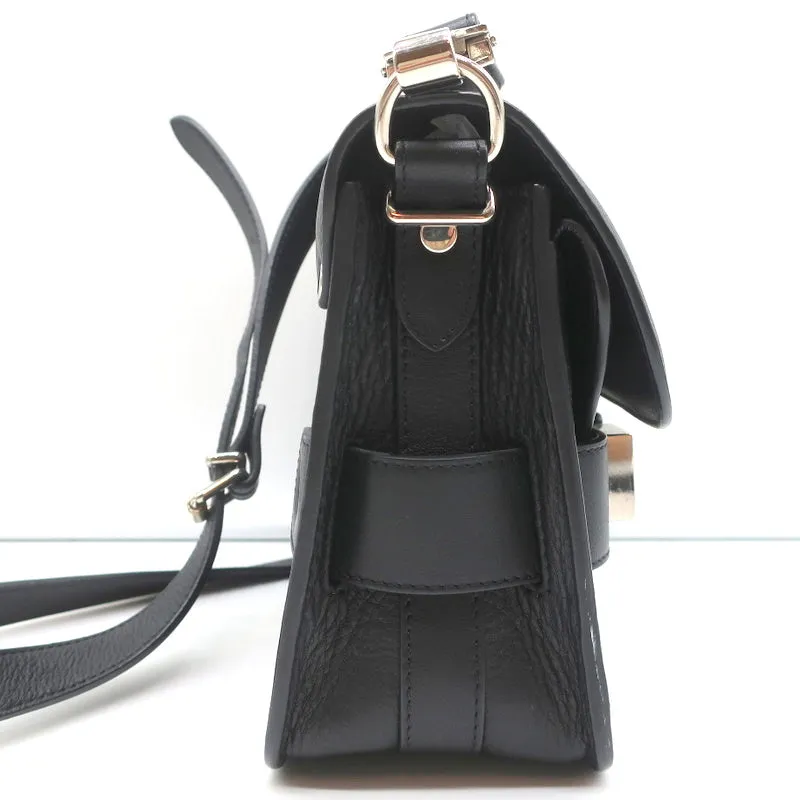 Proenza Schouler PS11 Mini Classic Shoulder Bag Black Smooth Leather Crossbody