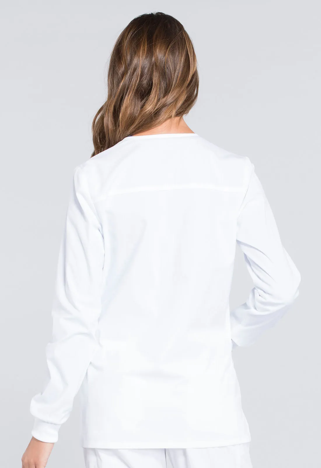 Professionals WW340 Snap Front Jacket White