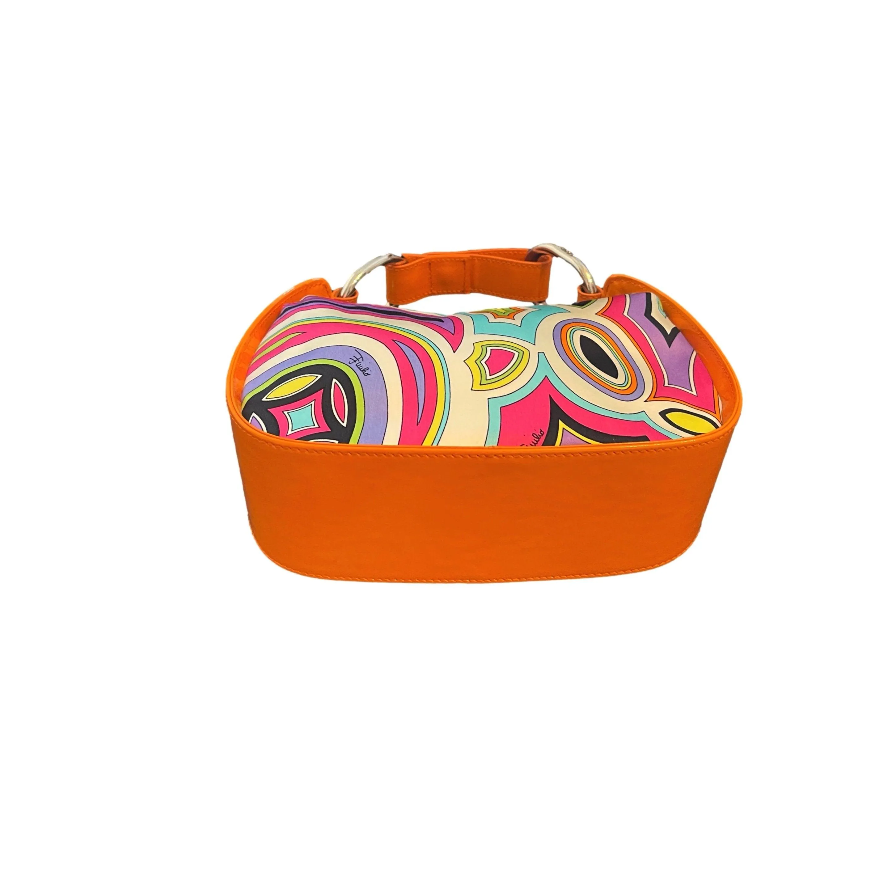 Pucci Orange Print Mini Bag