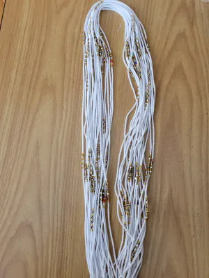 Pure white/gold