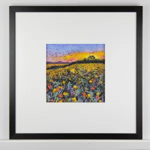 "FARMSCAPE #2" Original Pastel