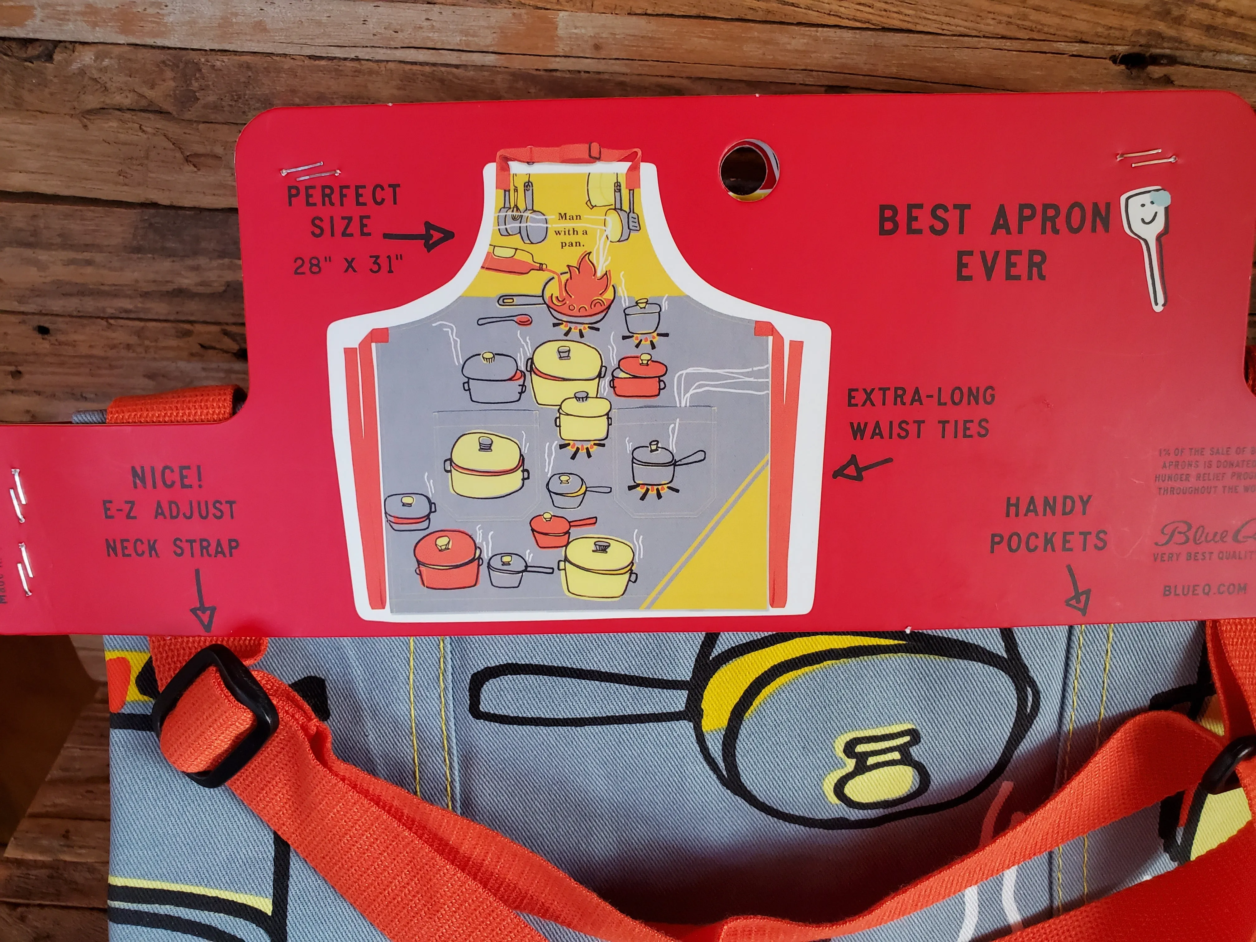 "Man With a Pan" Apron