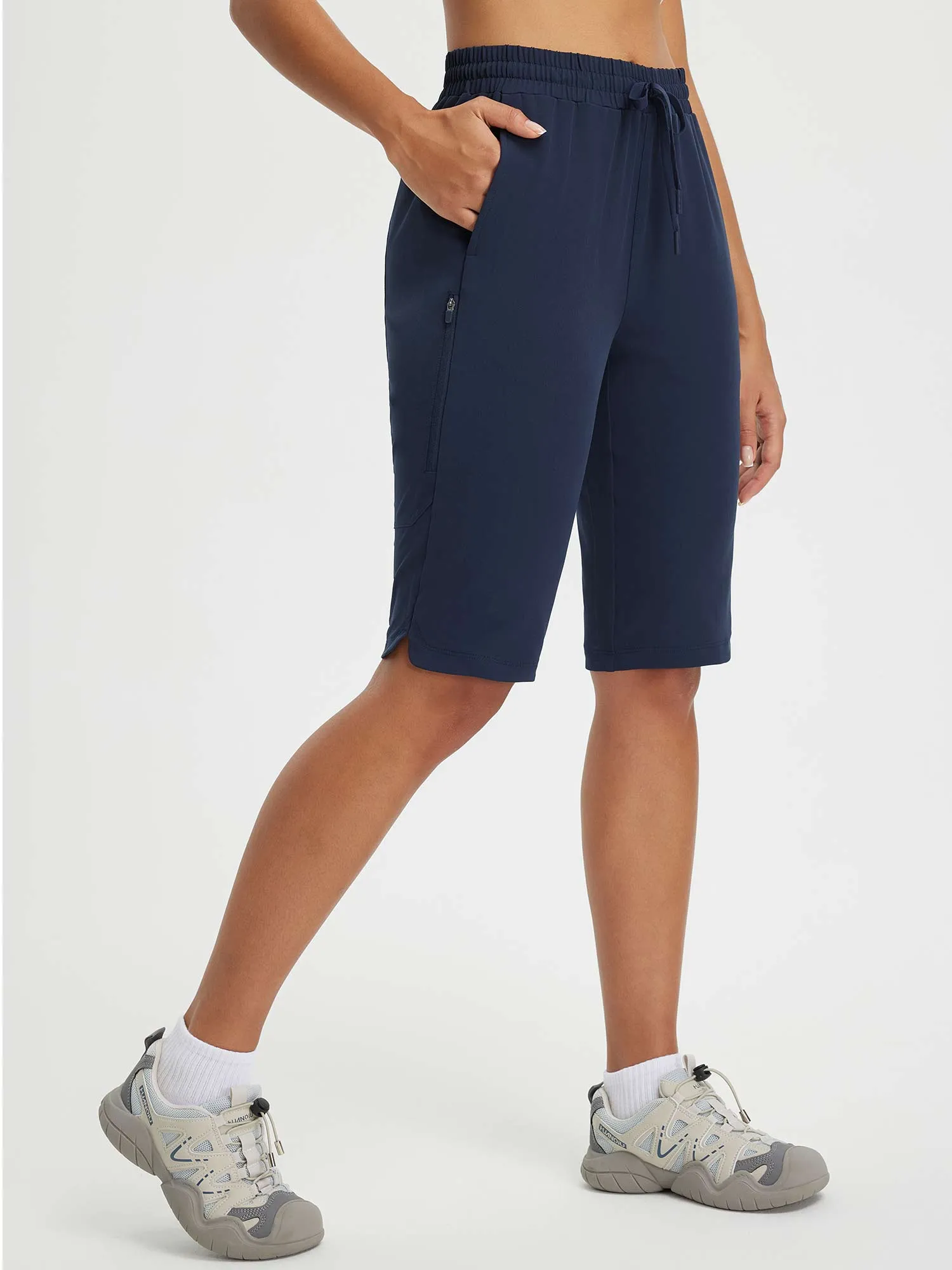 Raindrop Ready 13" Multiple Zipper Pocket Shorts