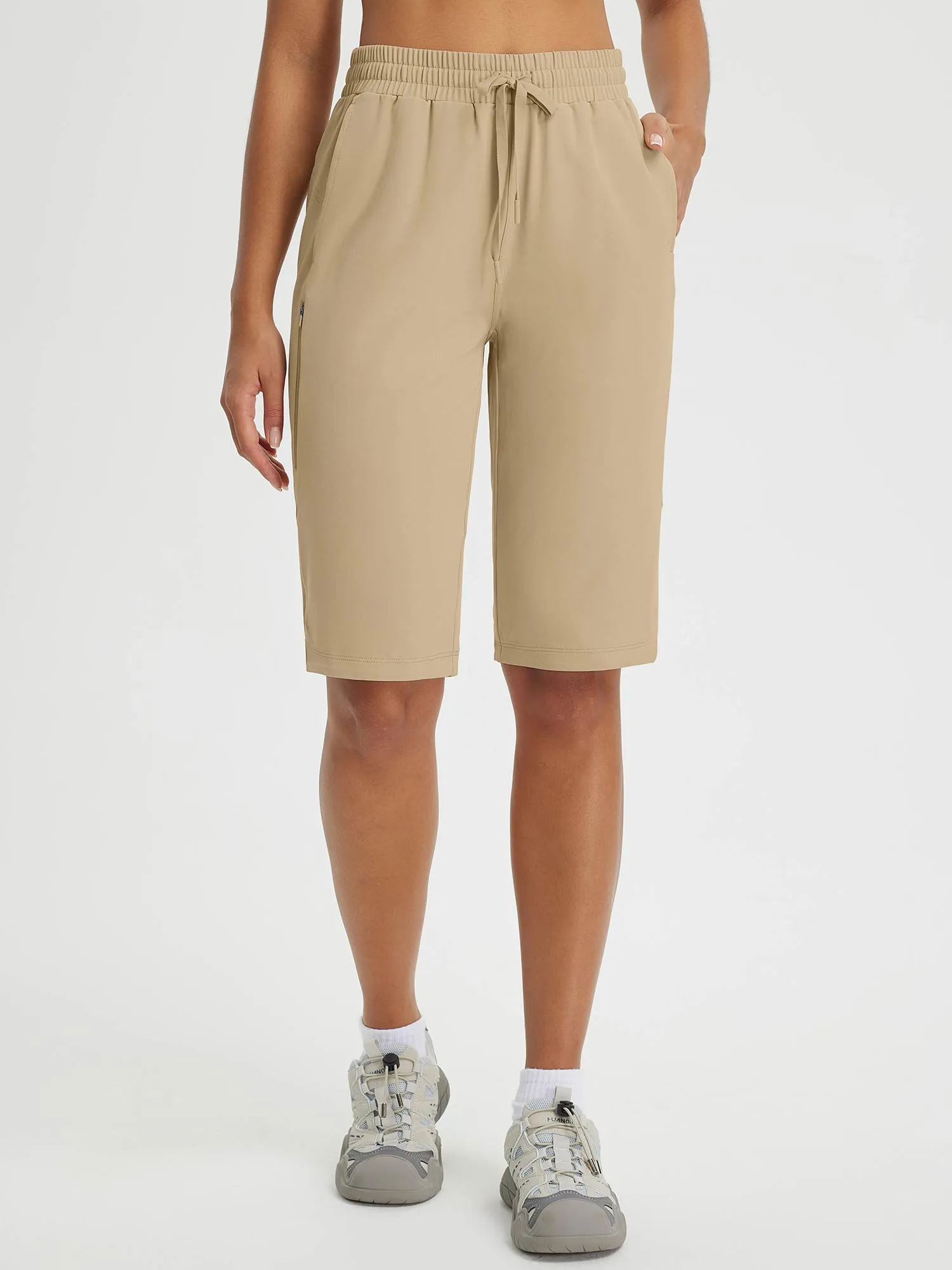 Raindrop Ready 13" Multiple Zipper Pocket Shorts