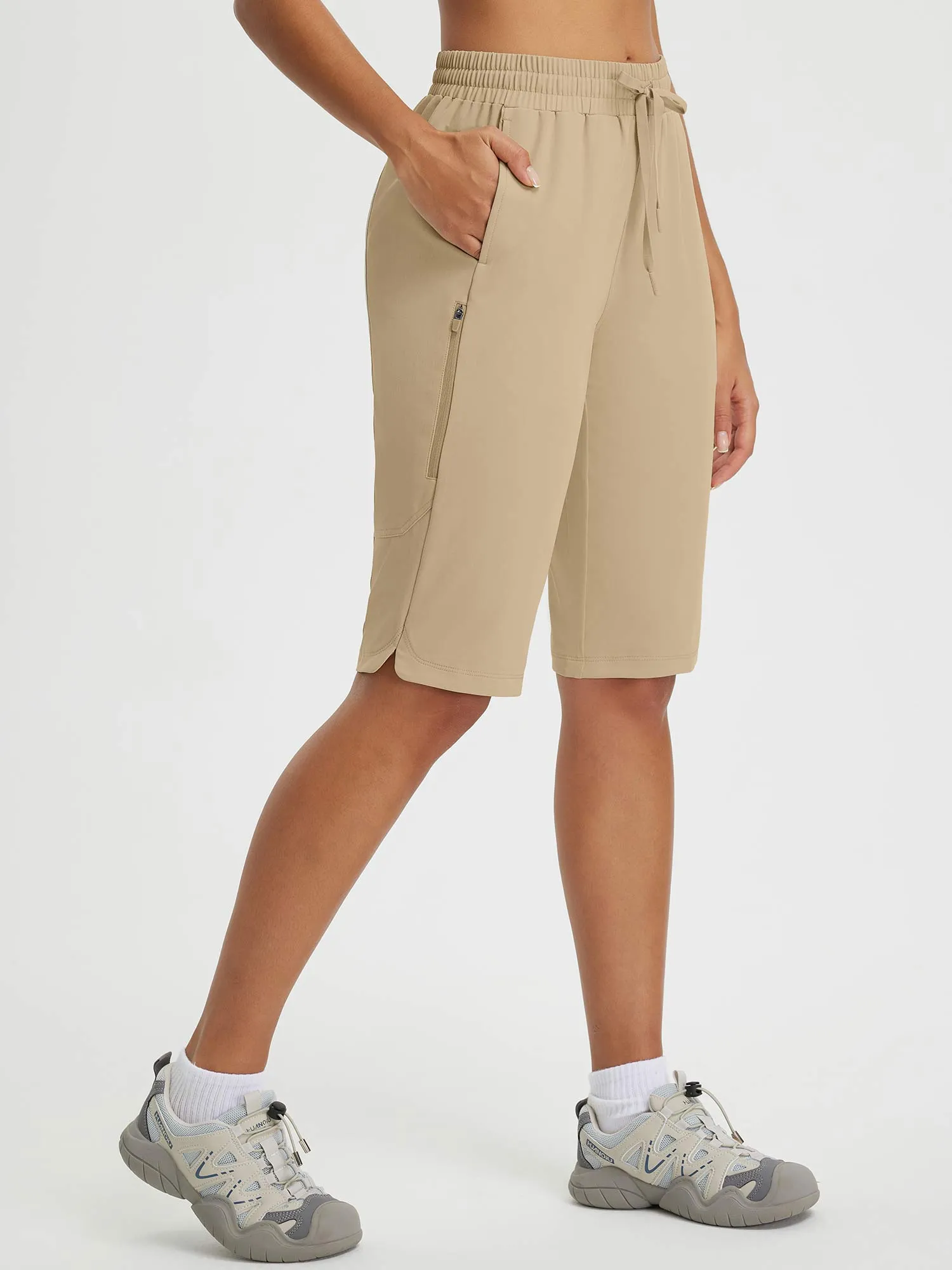 Raindrop Ready 13" Multiple Zipper Pocket Shorts
