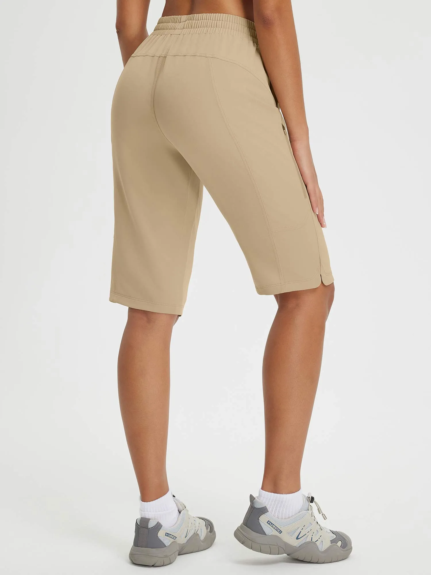 Raindrop Ready 13" Multiple Zipper Pocket Shorts