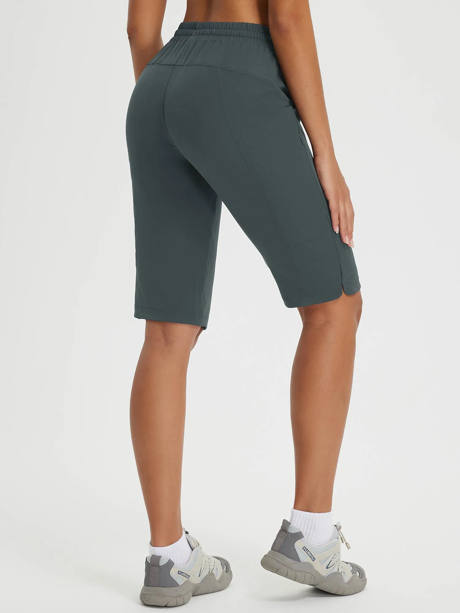 Raindrop Ready 13" Multiple Zipper Pocket Shorts