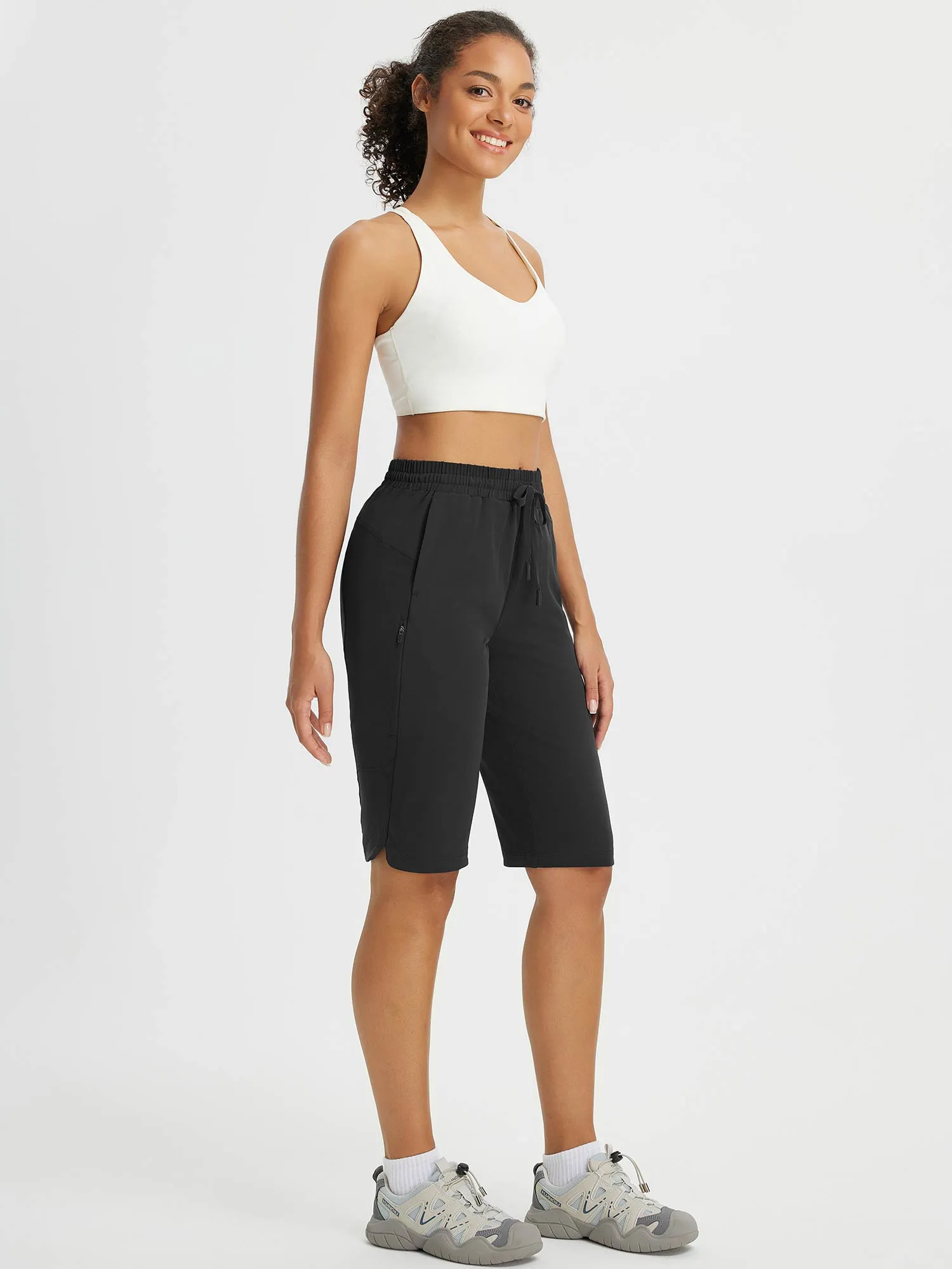 Raindrop Ready 13" Multiple Zipper Pocket Shorts