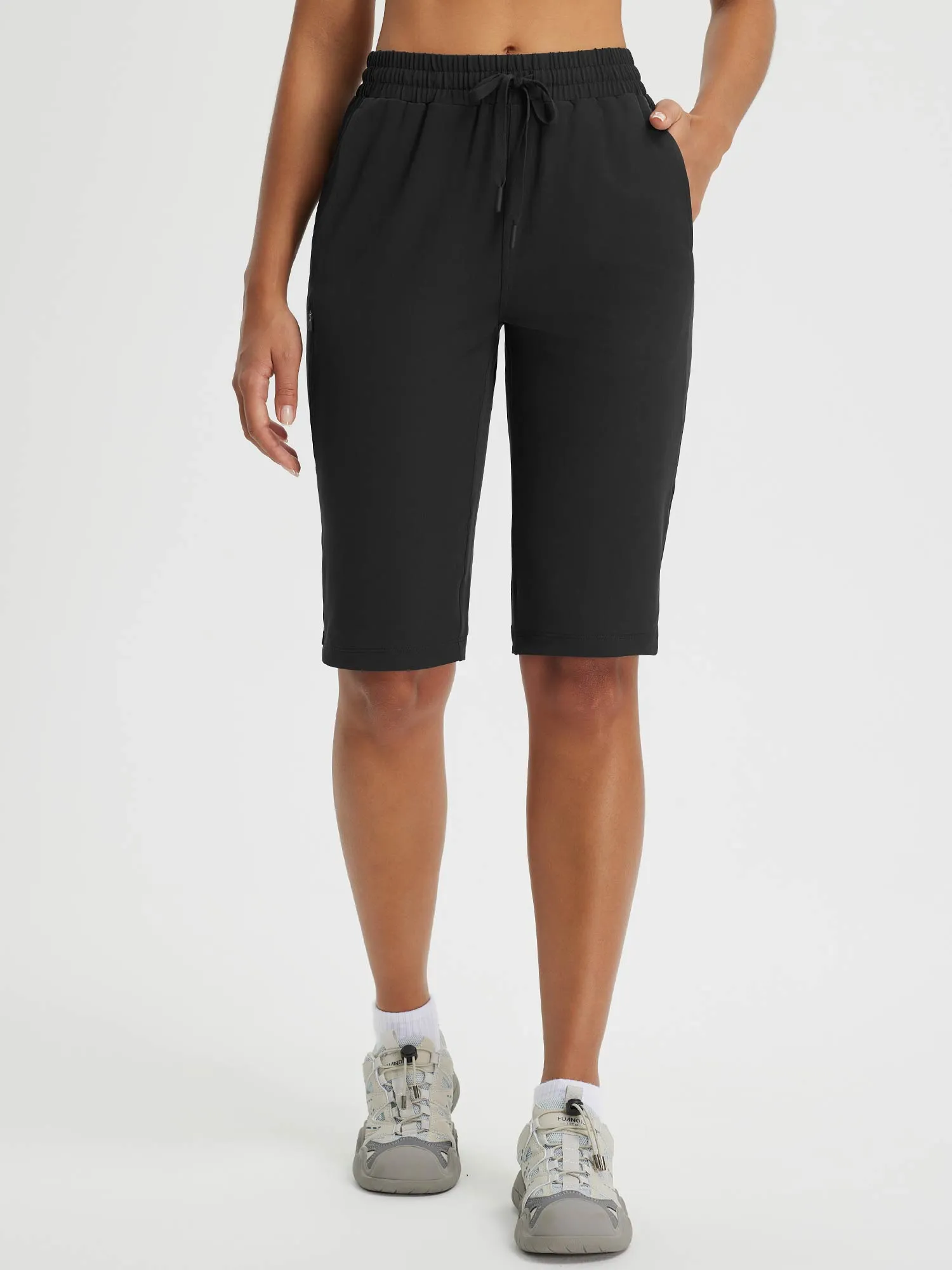 Raindrop Ready 13" Multiple Zipper Pocket Shorts