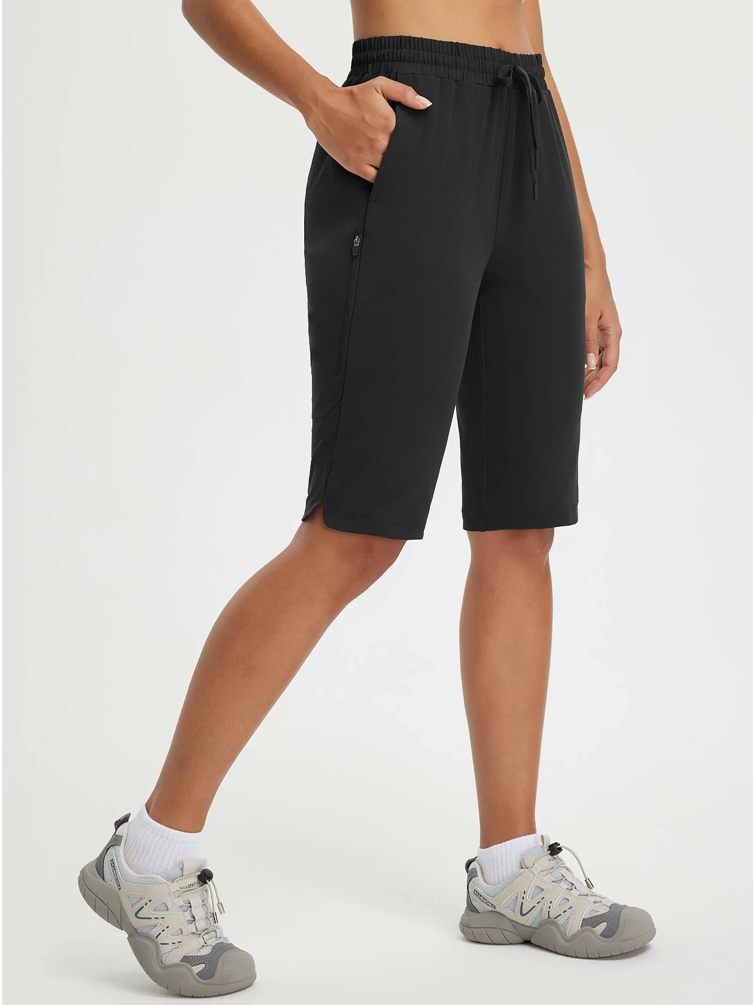 Raindrop Ready 13" Multiple Zipper Pocket Shorts