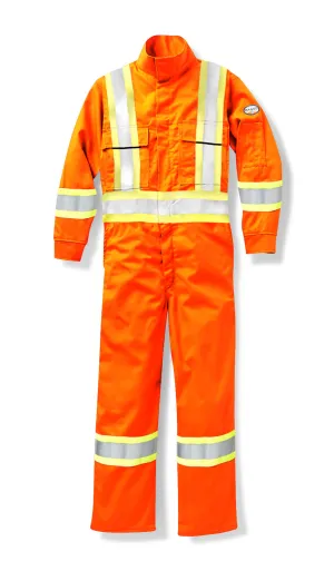 Rasco FR 7 oz. Westex UltraSoft Hi-Vis Premium Coverall with Reflective Trim - Style FR8005