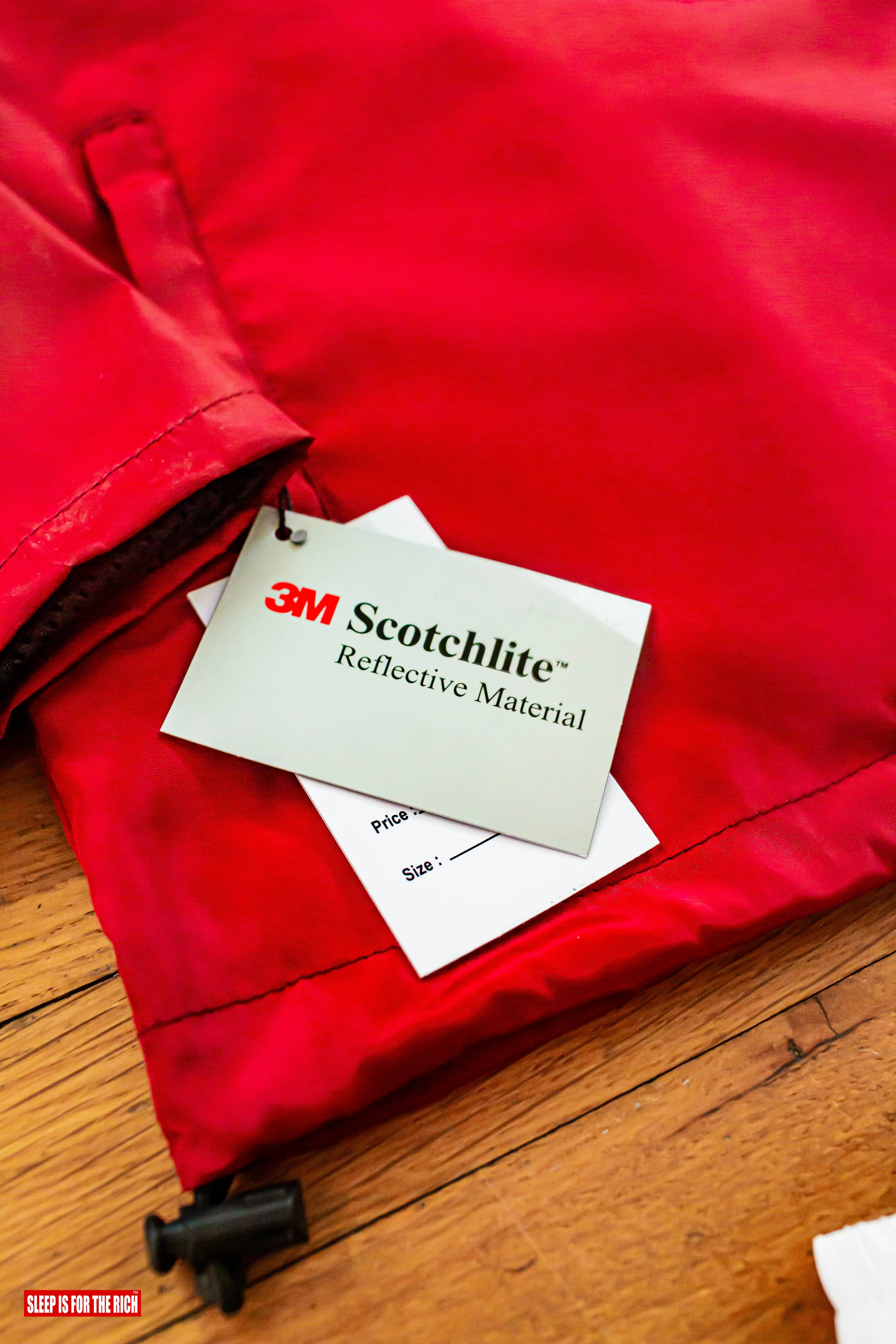 (RED) 3M REFLECTIVE WINDBREAKER SHORT SETS