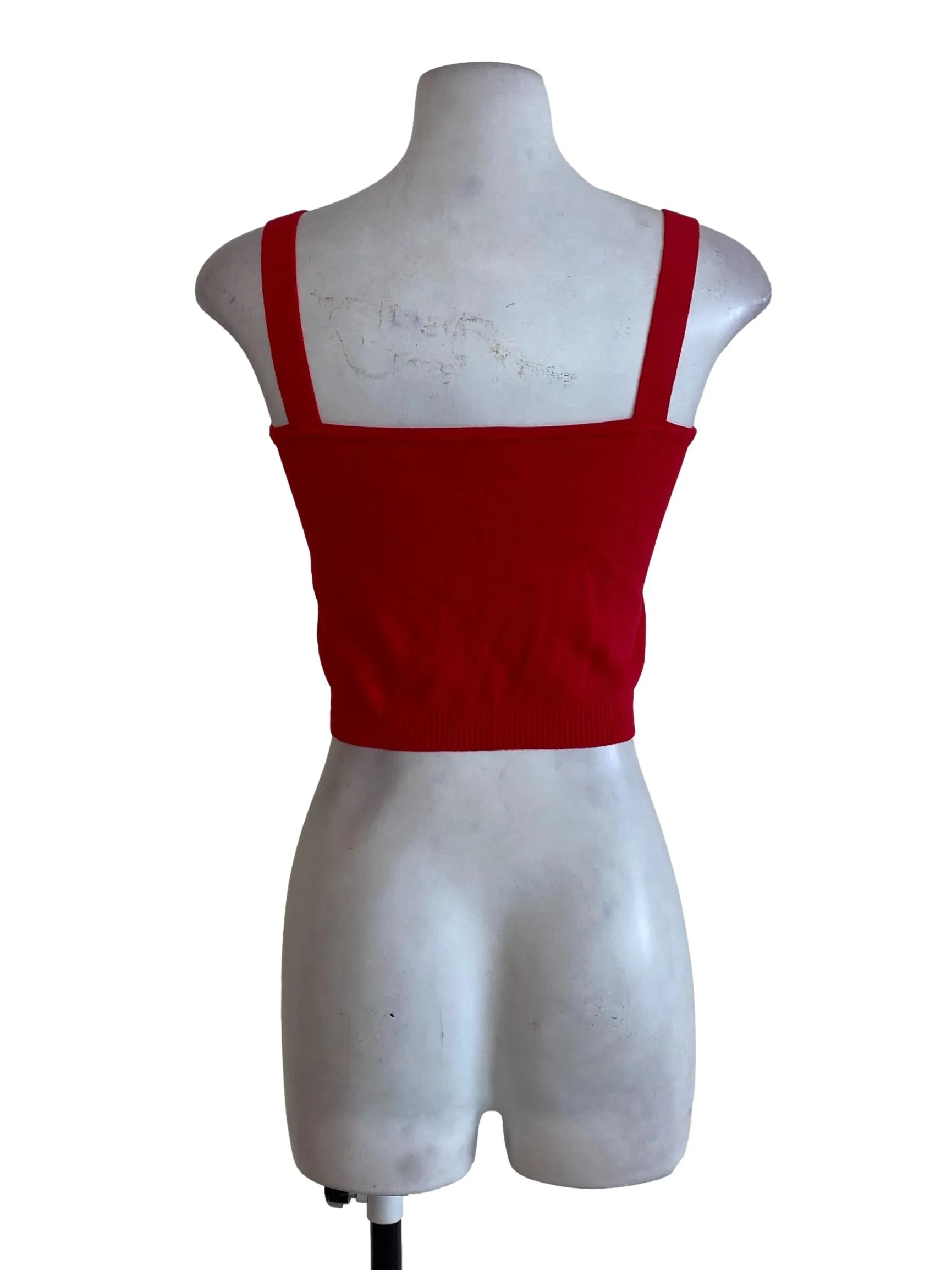 Red Knitted Top