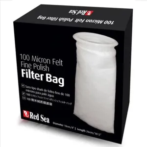 Red Sea Reefer 100 Micron Felt Fine Polish Filter Bag 100x260mm