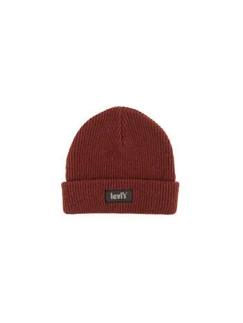 Reflective Poster Beanie Bordeaux