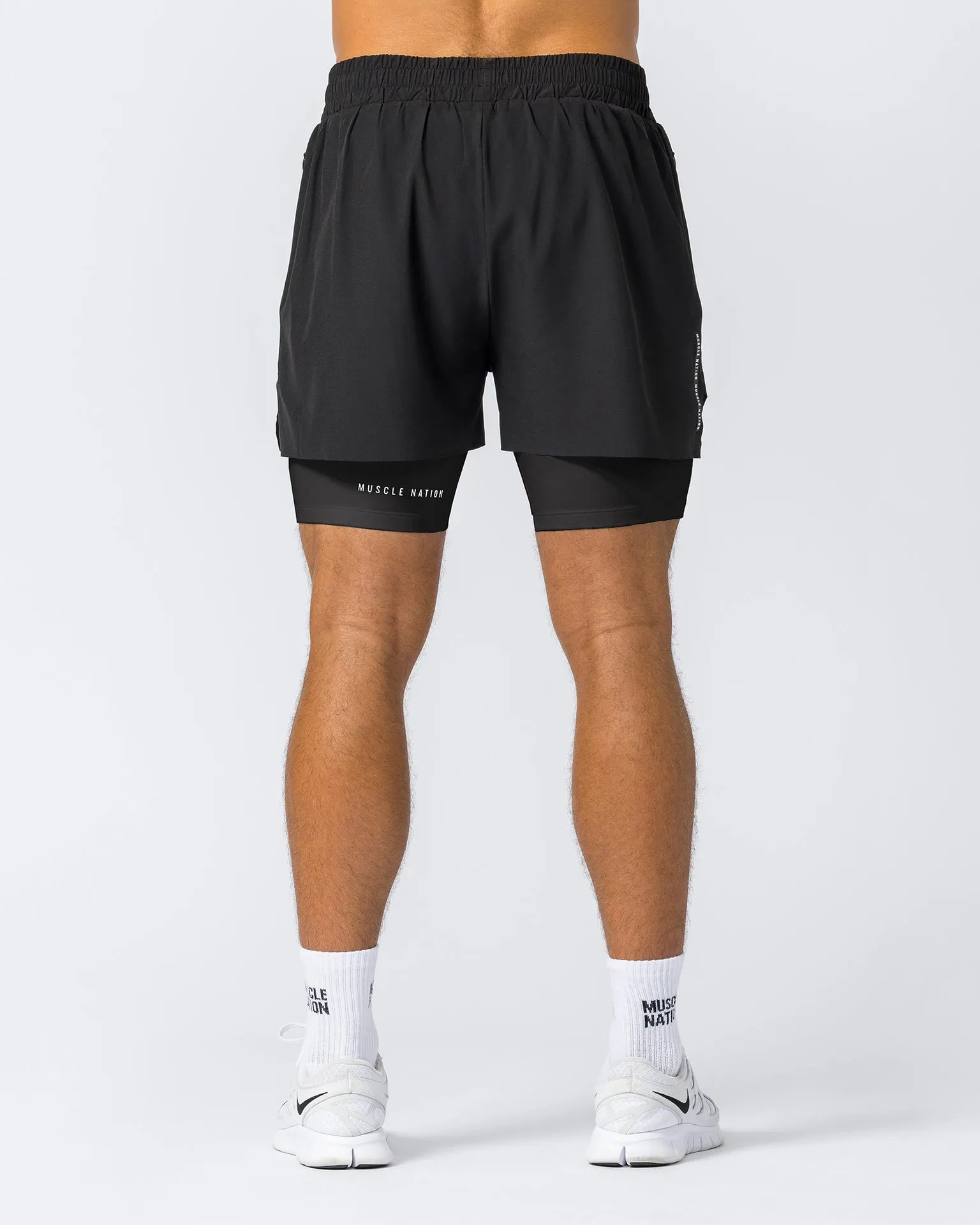 Replay 3" Shorts - Black/Black