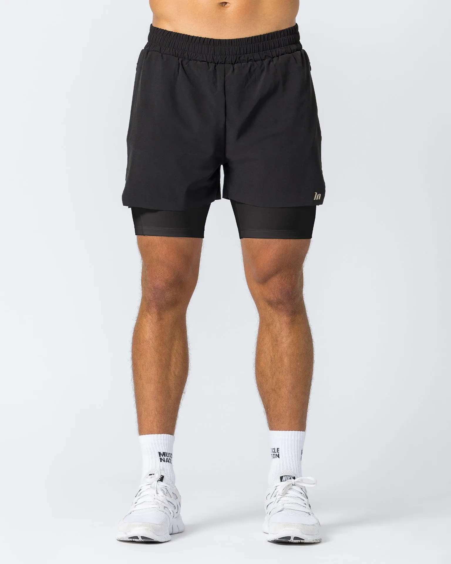 Replay 3" Shorts - Black/Black