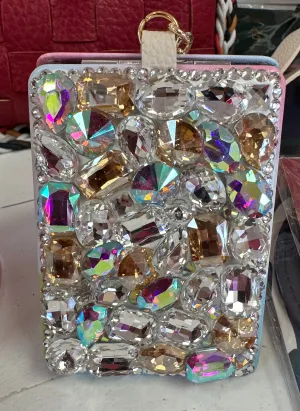 Rhinestone Compact Mirror