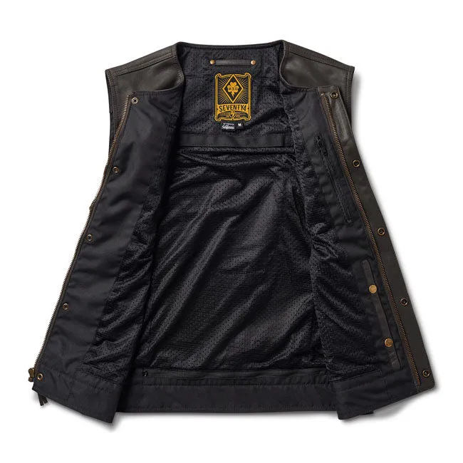ROLAND SANDS TEMPLE 74 VEST DARK BROWN/RANGER