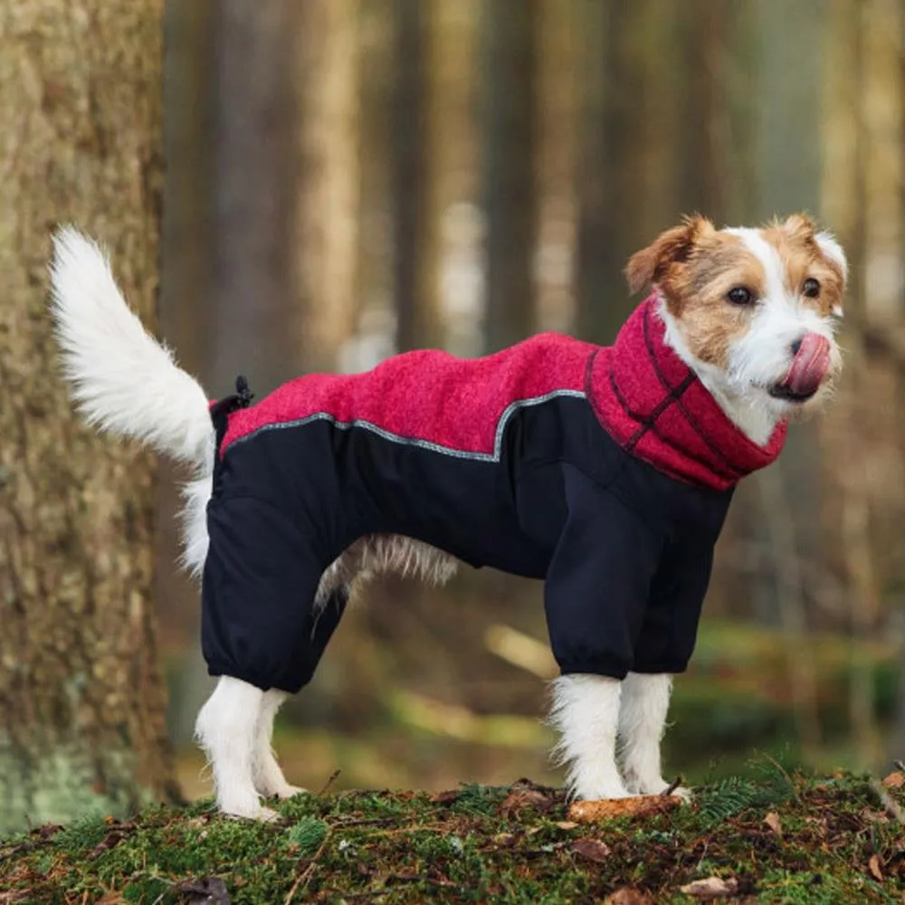 Rukka Pets Subrima Knit Fleece Pink Dog Overall