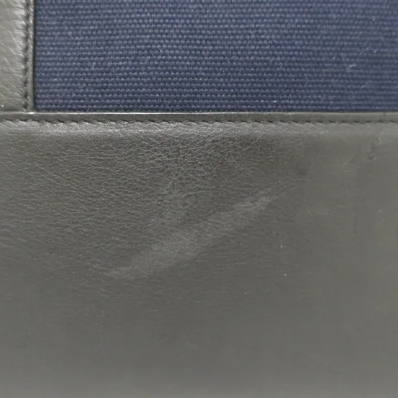 Sacai Tote Navy Canvas Large Shoulder Bag