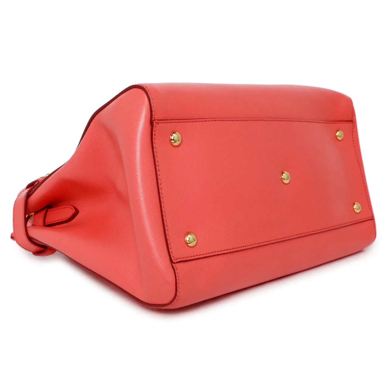 Salvatore Ferragamo Coral Saffiano Beky Tote