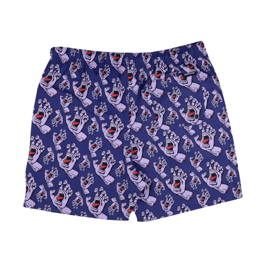 Santa Cruz Swim Shorts Hands All Over Swim Short - Navy Blue