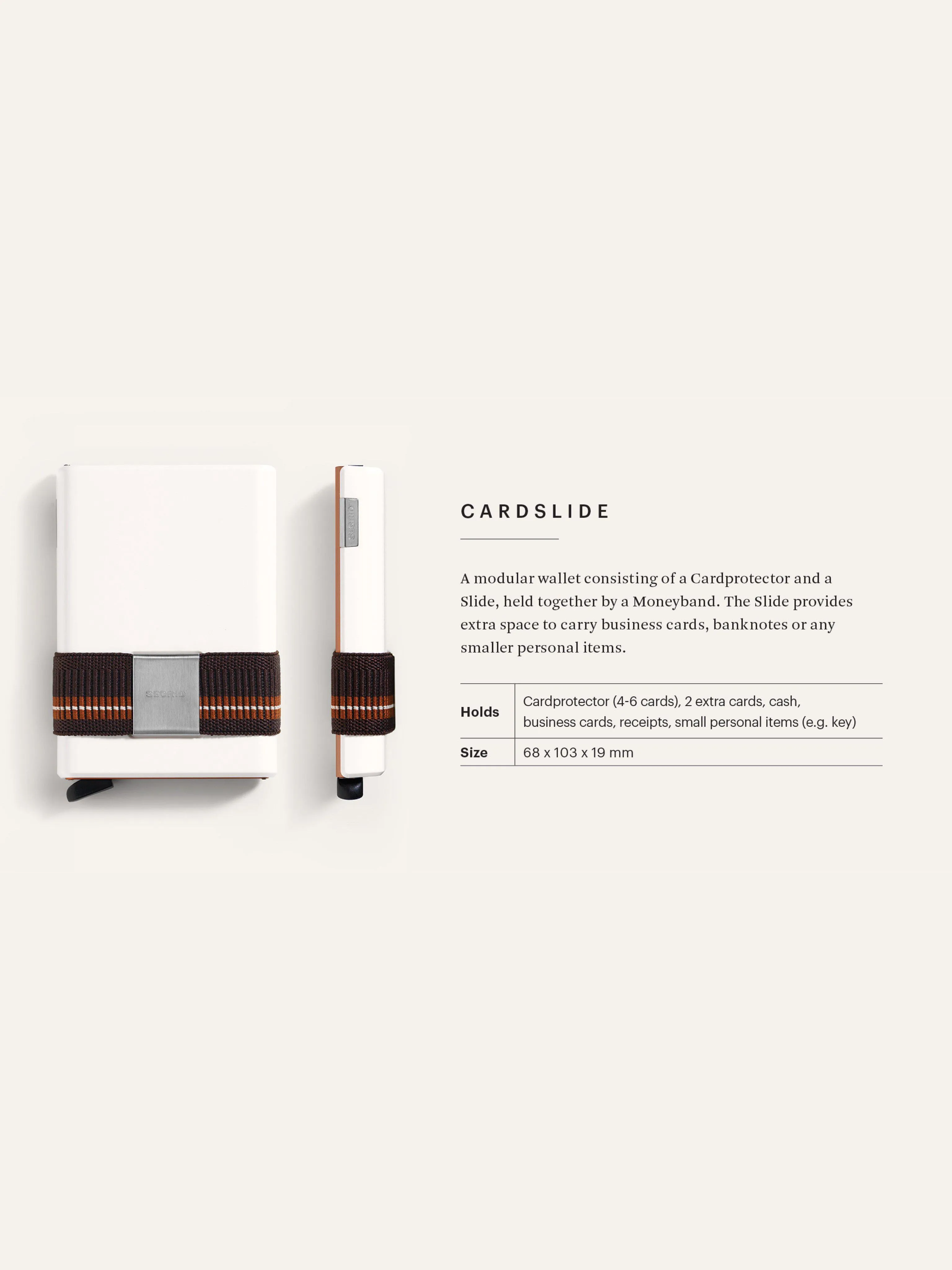 Secrid Cardslide Wallet Monochrome
