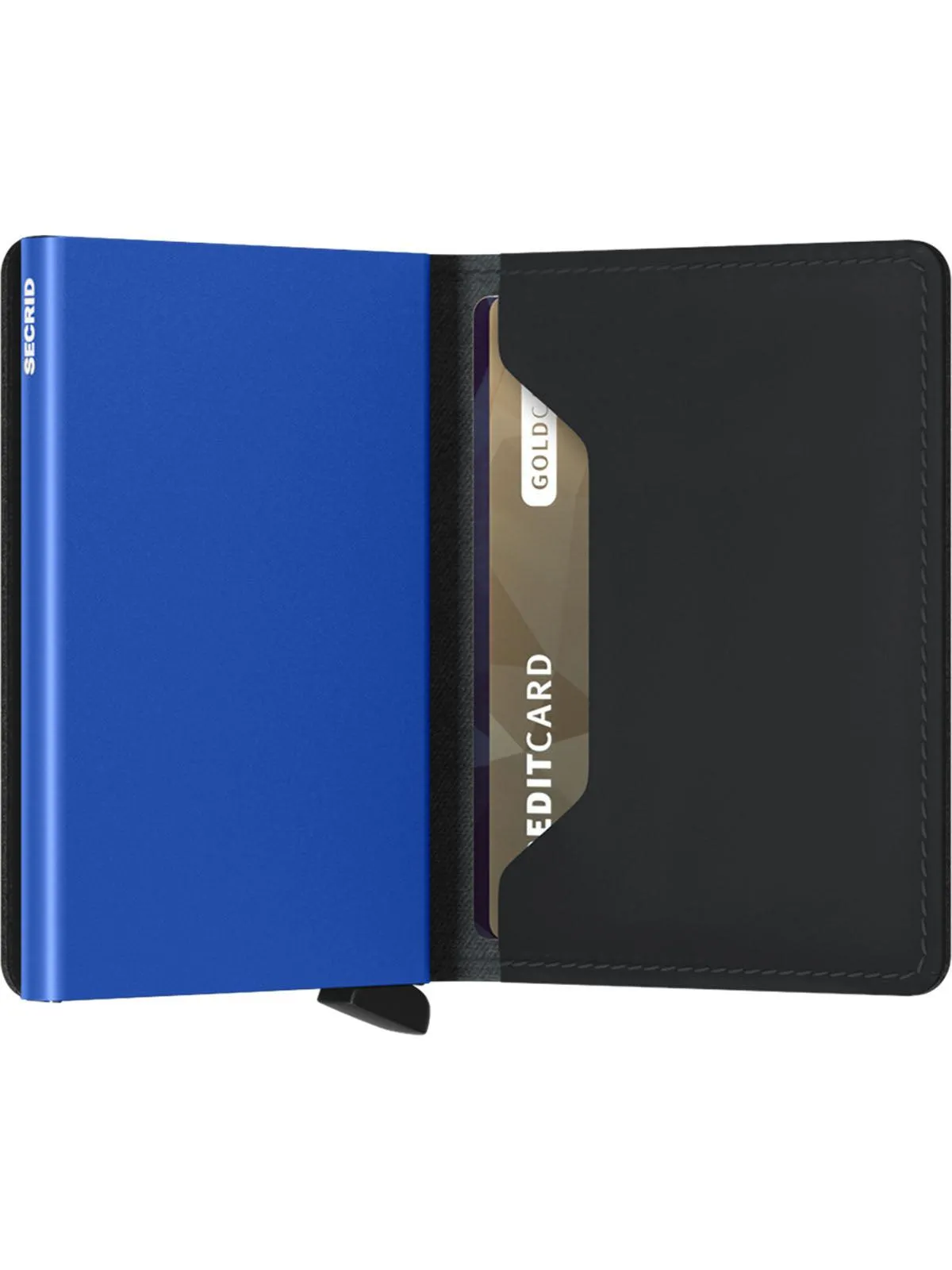 Secrid Slimwallet Matte Black Blue