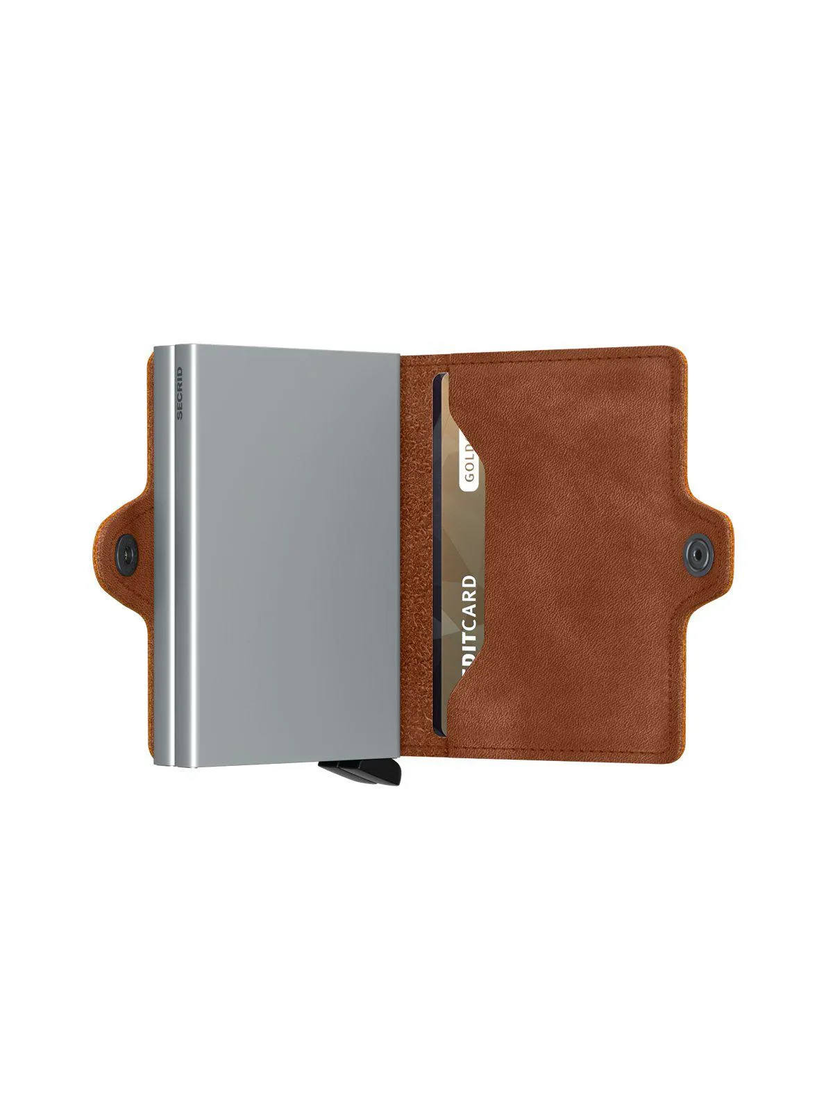 Secrid Twinwallet Vintage Cognac Silver