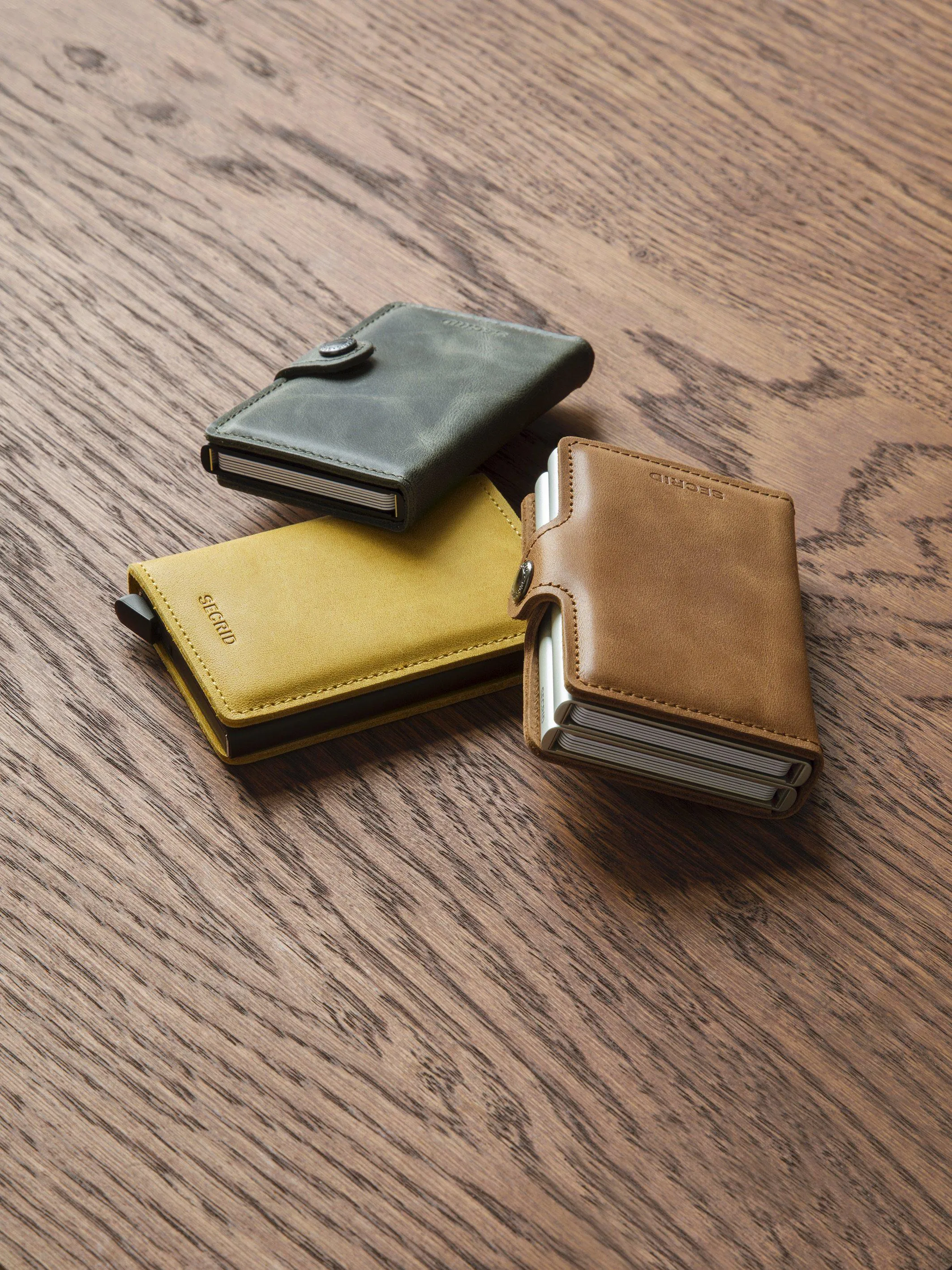Secrid Twinwallet Vintage Cognac Silver