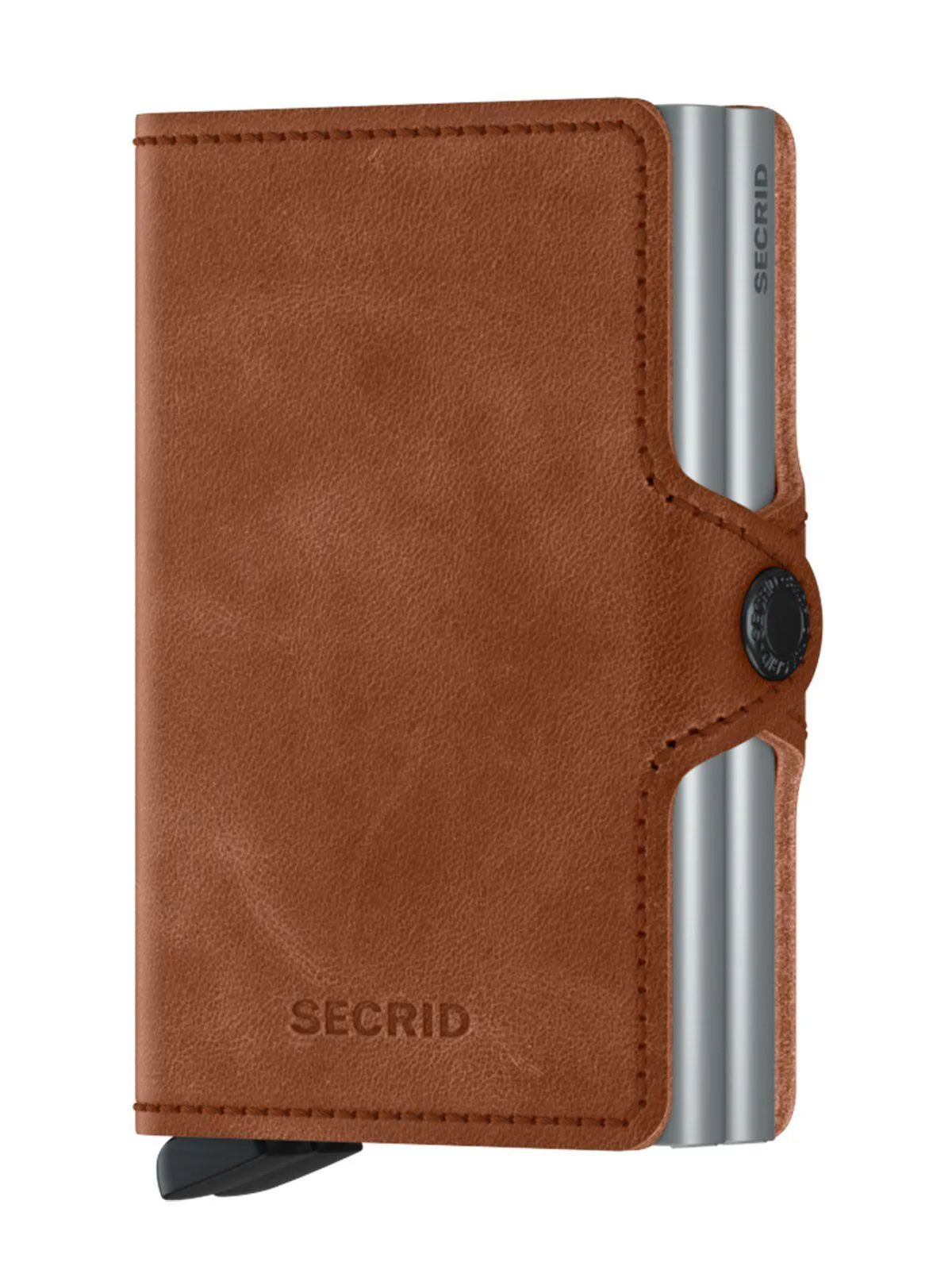 Secrid Twinwallet Vintage Cognac Silver