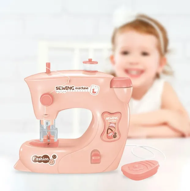 Sewing Machine For Children Simulation Role Play House Game Portable Sewing Machine For Kids
