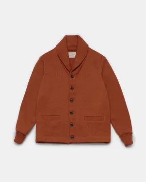 Shawl Sweater Coat - Burnt Orange