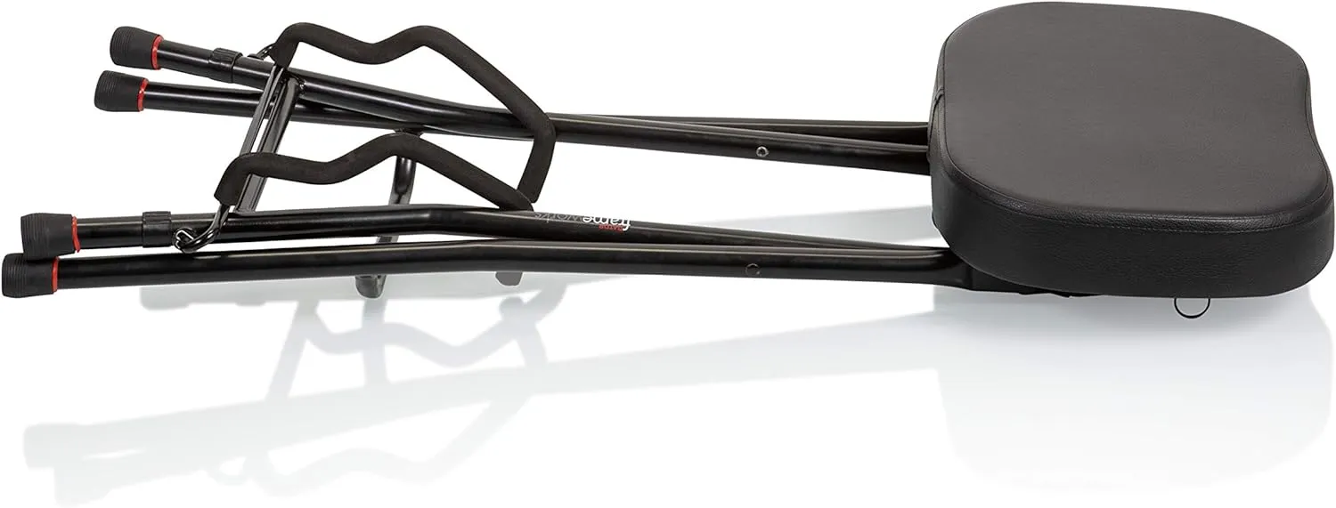 Single Guitar Stand & Stool with Foot Rest