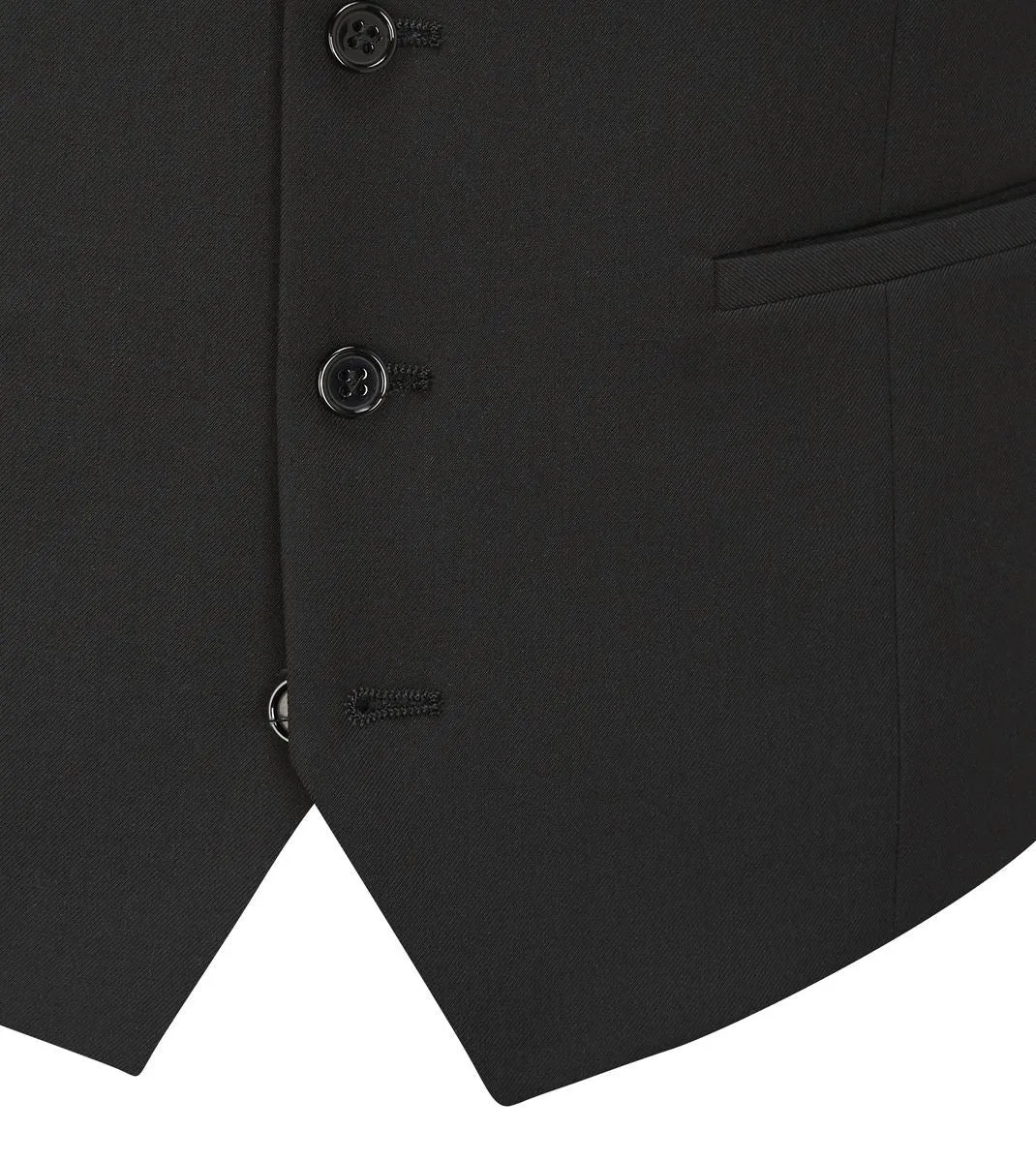 Skopes Milan Suit Waistcoats For Mens in Black, 34 to 50
